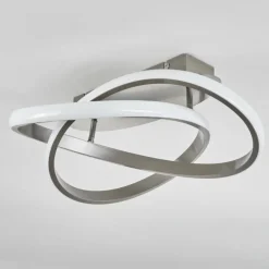 Plafonnier Cochato LED Nickel mat, 1 lumière