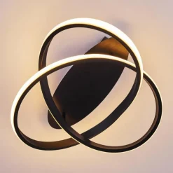 Plafonnier Cochato LED Noir, Blanc, 2 lumières