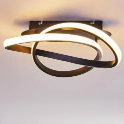 Plafonnier Cochato LED Noir, Blanc, 2 lumières