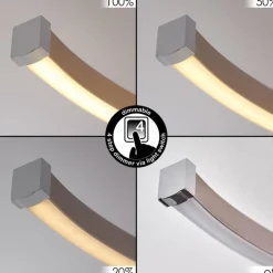 Plafonnier Cojcam LED Nickel mat, 3 lumières