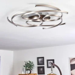 Plafonnier Cojcam LED Nickel mat, 3 lumières