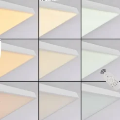 Plafonnier Cor LED Blanc, 1 lumière, Télécommandes