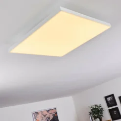 Plafonnier Cor LED Blanc, 1 lumière, Télécommandes