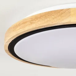 Plafonnier Corinto LED Écru, Noir, 1 lumière