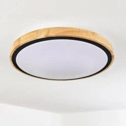 Plafonnier Corinto LED Écru, Noir, 1 lumière