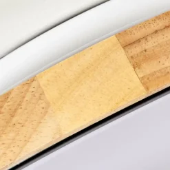 Plafonnier Corinto LED Écru, Noir, 1 lumière