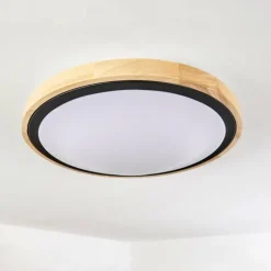 Plafonnier Corinto LED Écru, Noir, 1 lumière