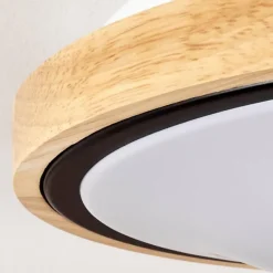 Plafonnier Corinto LED Écru, Noir, 1 lumière