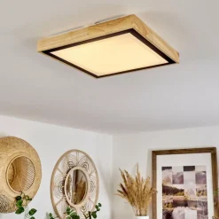 Plafonnier Corinto LED Écru, Noir, 1 lumière