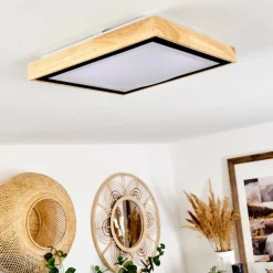 Plafonnier Corinto LED Écru, Noir, 1 lumière