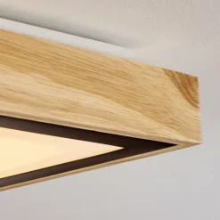 Plafonnier Corinto LED Écru, Noir, 1 lumière