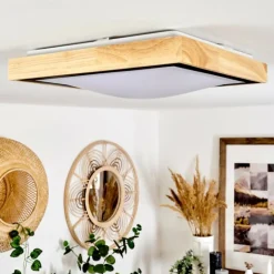 Plafonnier Corinto LED Écru, Noir, 1 lumière