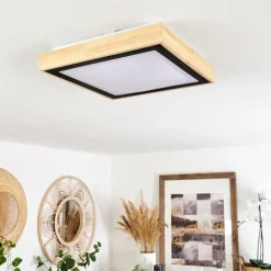 Plafonnier Corinto LED Écru, Noir, 1 lumière