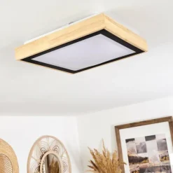 Plafonnier Corinto LED Écru, Noir, 1 lumière