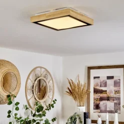 Plafonnier Corinto LED Écru, Noir, 1 lumière