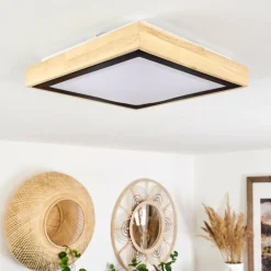 Plafonnier Corinto LED Écru, Noir, 1 lumière