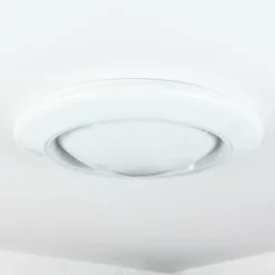 Plafonnier Cresta LED Blanc, 2 lumières, Changeur de couleurs