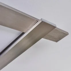 Plafonnier Cuchara LED Nickel mat, 1 lumière