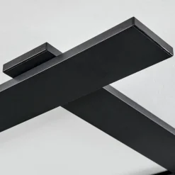 Plafonnier Cuchara LED Noir, 5 lumières