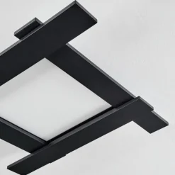 Plafonnier Cuchara LED Noir, 5 lumières