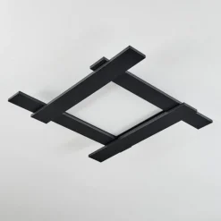 Plafonnier Cuchara LED Noir, 5 lumières