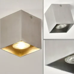 Plafonnier Curacao Argenté, 1 lumière