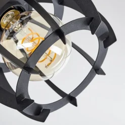 Plafonnier Dandin Noir, 3 lumières