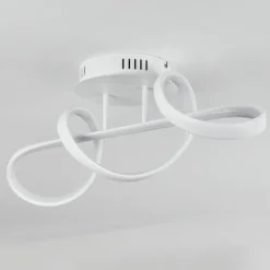 Plafonnier Dauntey LED Blanc, 1 lumière, Télécommandes