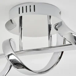 Plafonnier Dauntey LED Chrome, 1 lumière