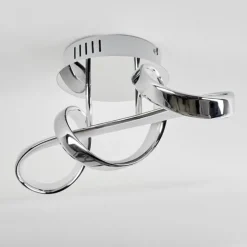 Plafonnier Dauntey LED Chrome, 1 lumière