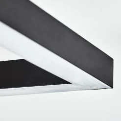 Plafonnier Deadwood LED Brun, Chrome, Couleur bois, 3 lumières