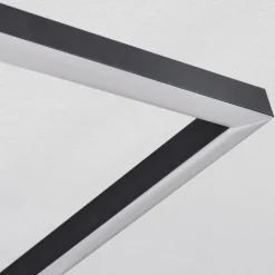 Plafonnier Deadwood LED Brun, Couleur bois, 4 lumières