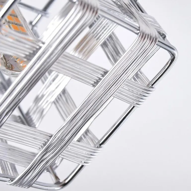 Plafonnier Desrue Chrome, Argenté, 3 lumières