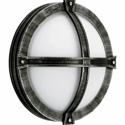 Plafonnier d'extérieur Albert 6230 Noir, Argenté, 1 lumière