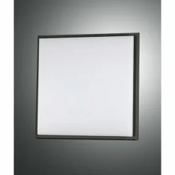 Plafonnier d'extérieur Fabas Luce Desdy LED Noir, 1 lumière