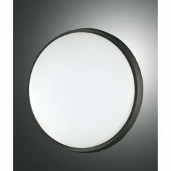 Plafonnier d'extérieur Fabas Luce Olly LED Noir, 1 lumière