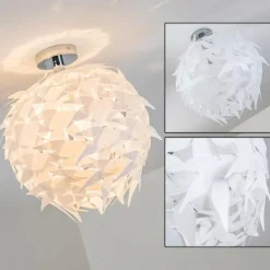 Plafonnier Dokkas Chrome, 1 lumière