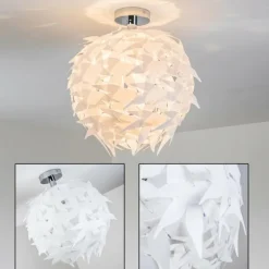 Plafonnier Dokkas Chrome, 1 lumière