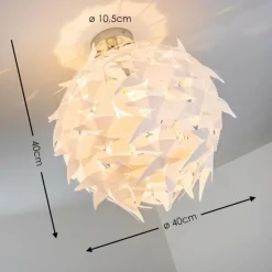 Plafonnier Dokkas Chrome, 1 lumière