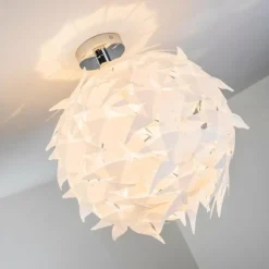 Plafonnier Dokkas Chrome, 1 lumière