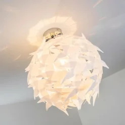 Plafonnier Dokkas Chrome, 1 lumière