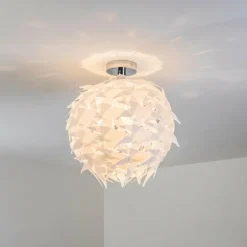 Plafonnier Dokkas Chrome, 1 lumière