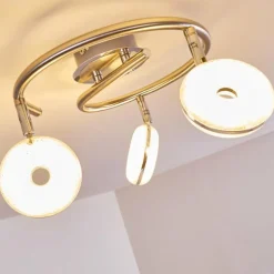 Plafonnier Donot LED Nickel mat, 3 lumières
