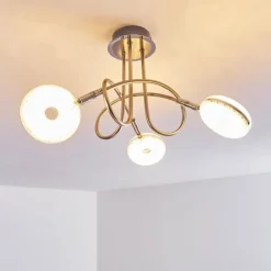 Plafonnier Donot LED Nickel mat, 3 lumières