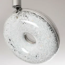 Plafonnier Donot LED Nickel mat, 6 lumières