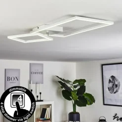 Plafonnier Doyon LED Blanc, 1 lumière