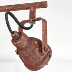 Plafonnier Drobak Rouille, 4 lumières