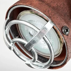 Plafonnier Drobak Rouille, 4 lumières