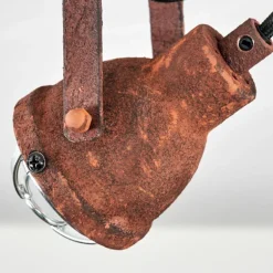 Plafonnier Drobak Rouille, Noir, 1 lumière