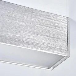 Plafonnier Dubuisson LED Aluminium, 1 lumière, Télécommandes